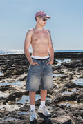 NICE Demin Shorts Faded Distressed