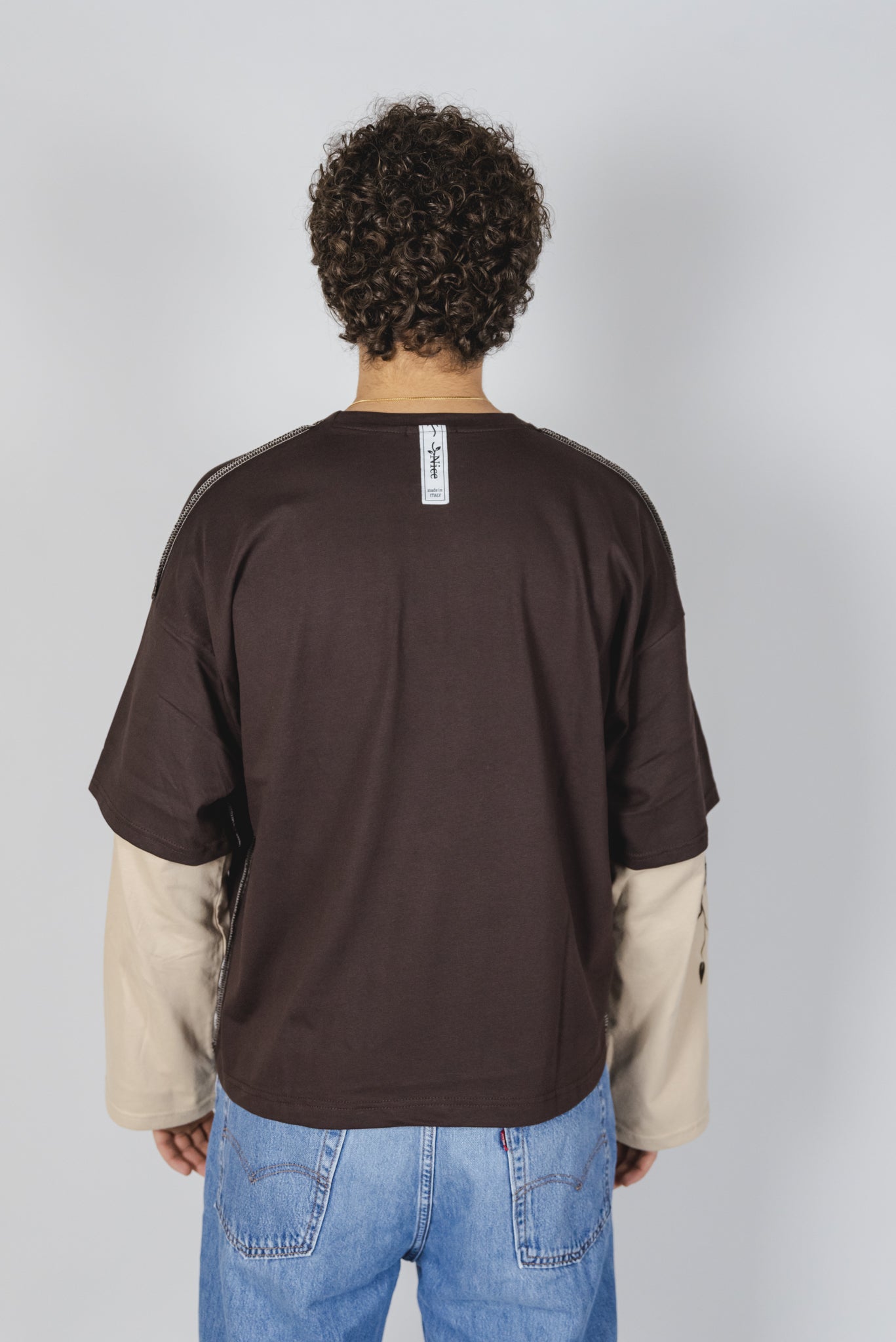 NICE T-SHIRT LONG SLEEVE double color "FANGO"