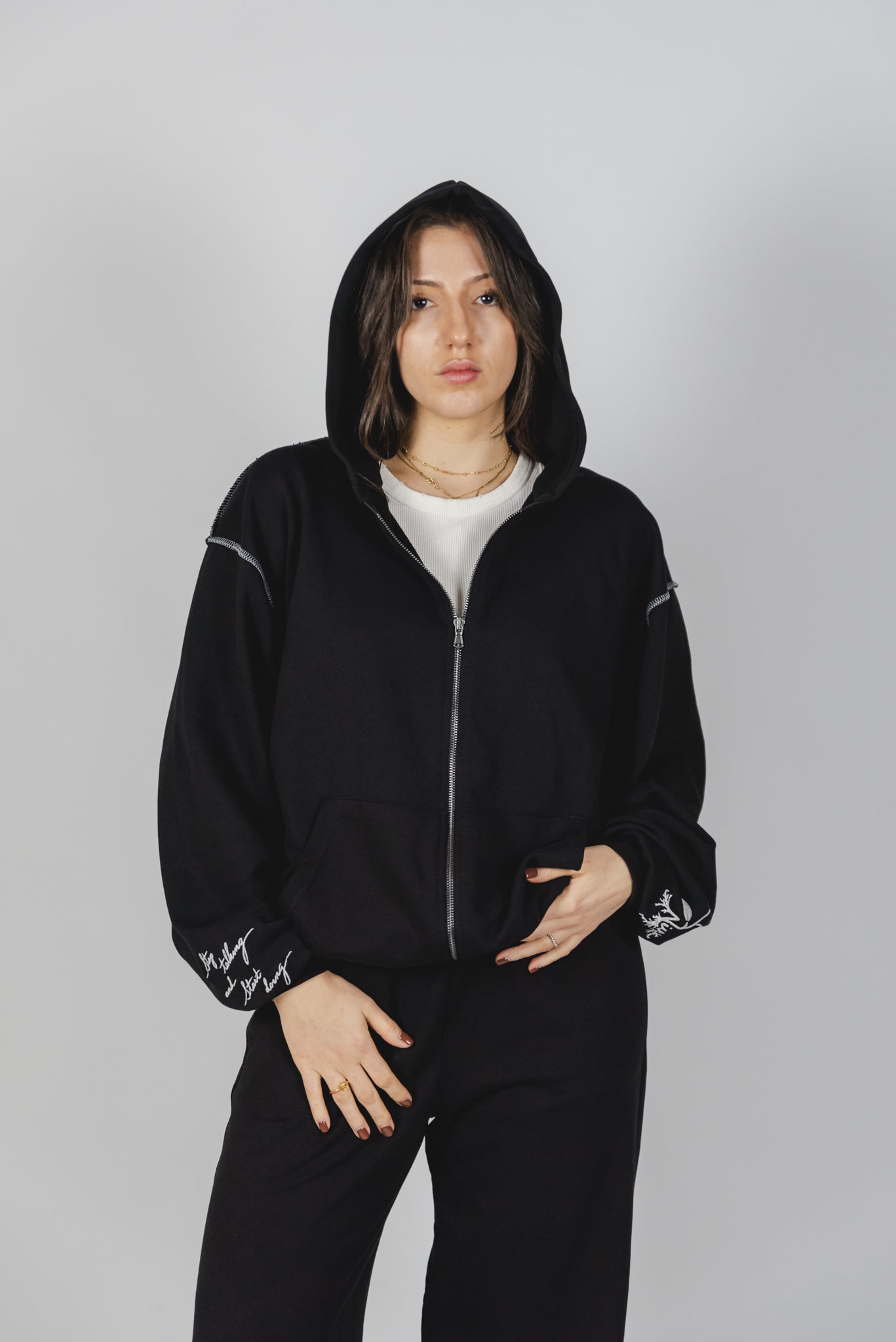 NICE BOXY ZIP HOODIE