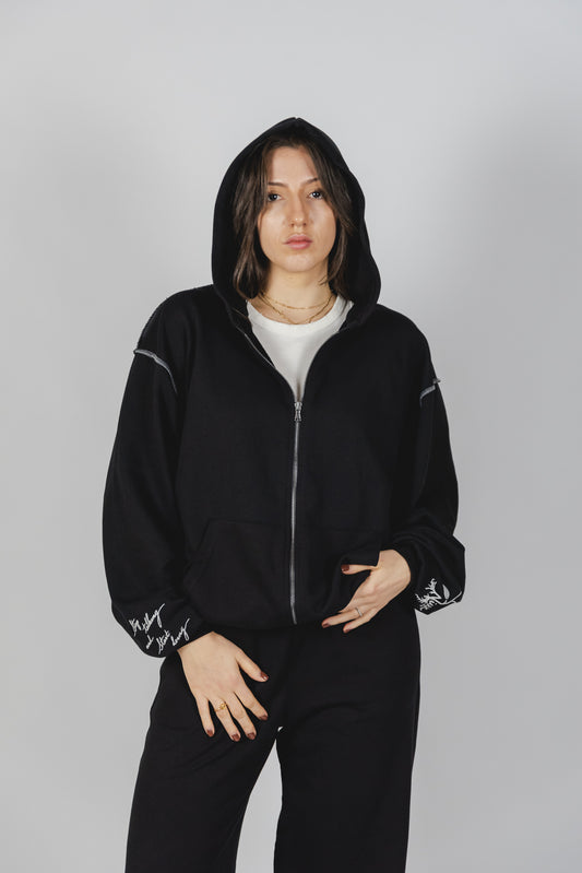 NICE BOXY ZIP HOODIE